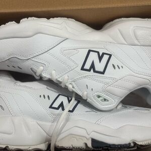 (SOLD)New Balance 608 White and Black Athletic Shoes